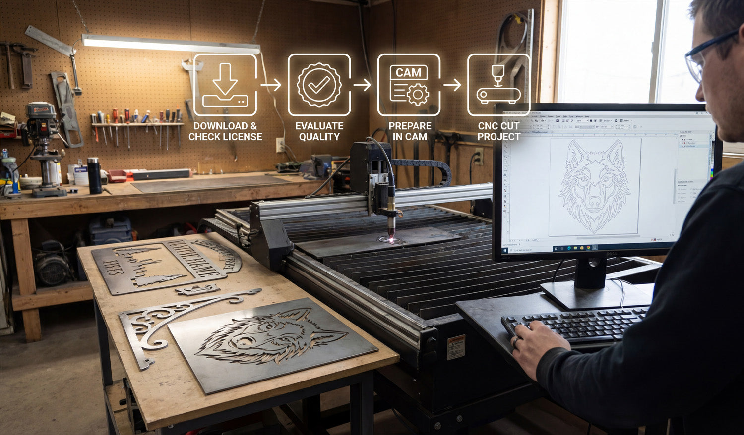 How to Use Free DXF Files for Your CNC Projects