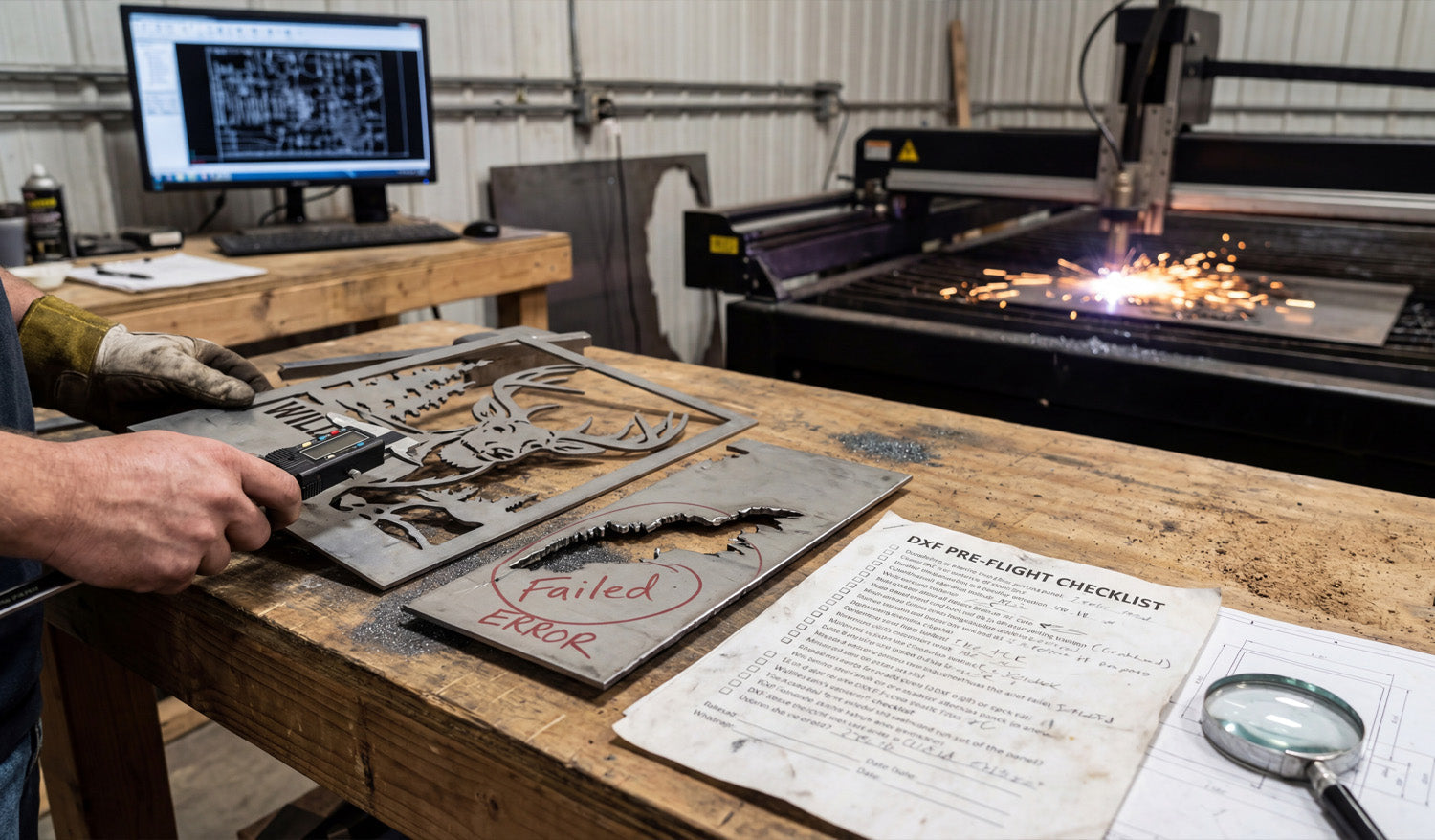 The Most Common Problems with DXF Files for CNC Projects and How to Fix Them