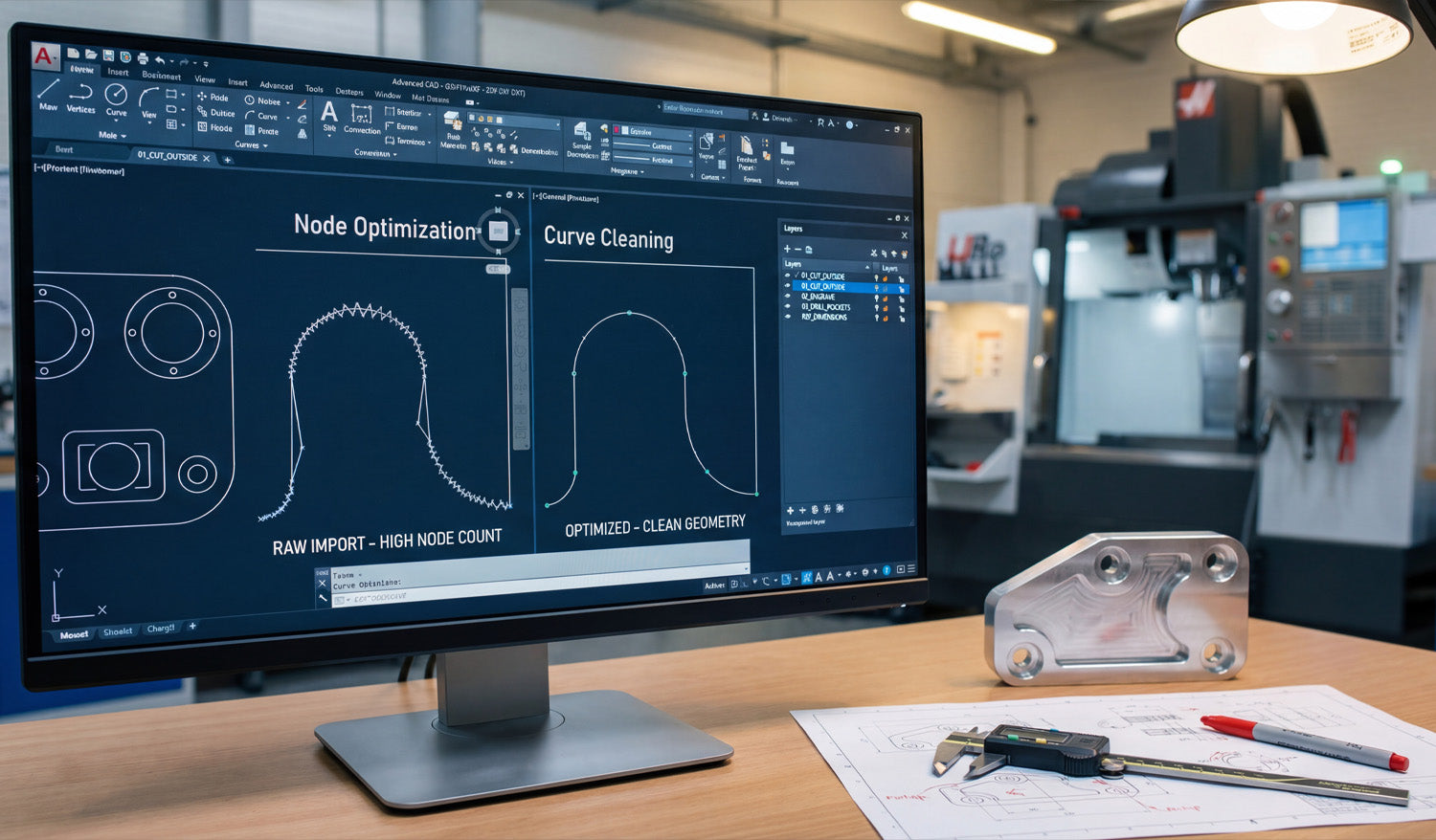 Advanced Techniques for Editing DXF Files for CNC Applications