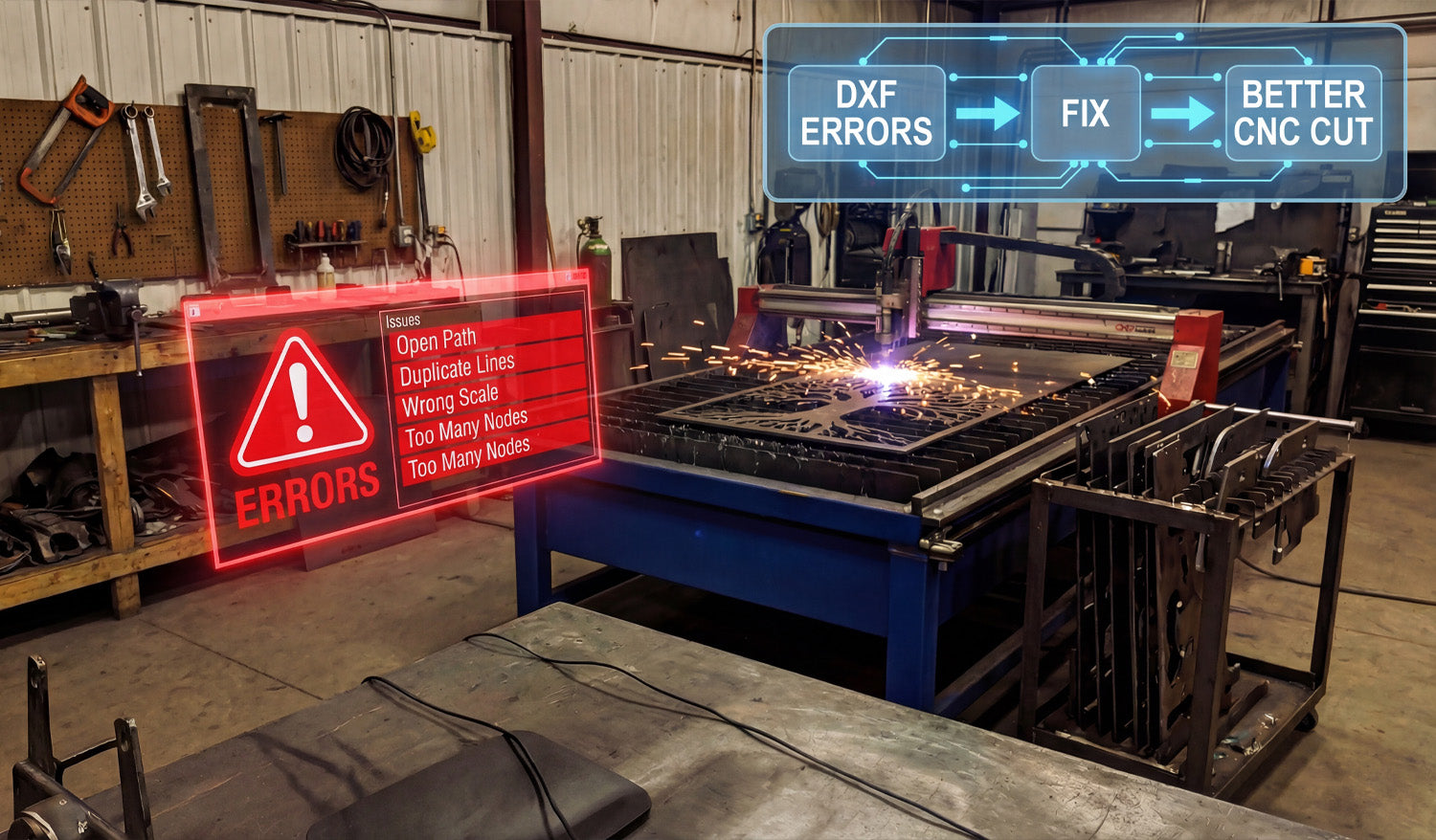How to Fix DXF File Errors for Better CNC Cutting Results