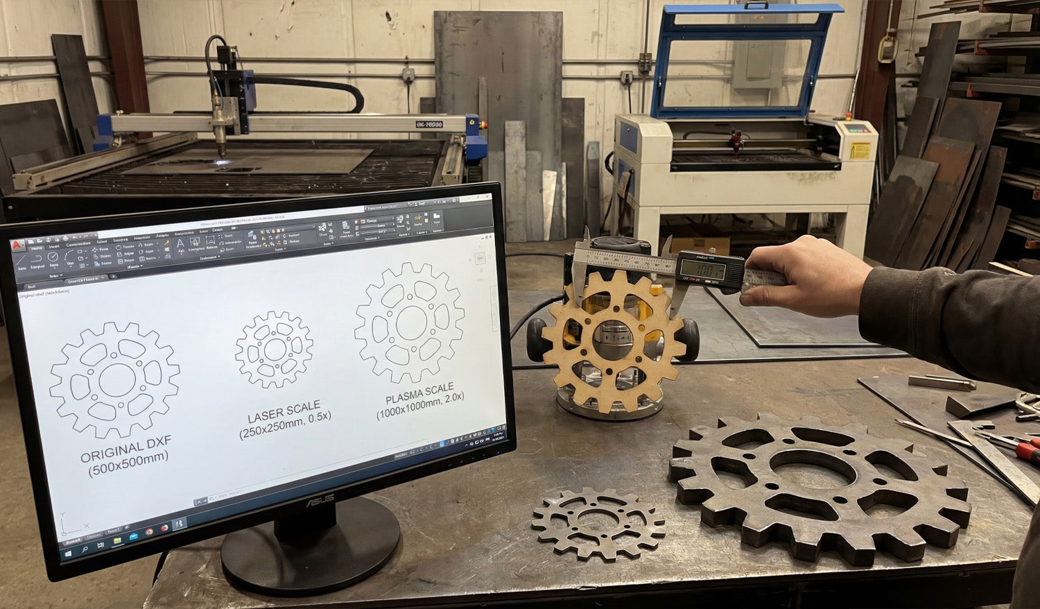 How to Scale DXF Files for Different CNC Machines