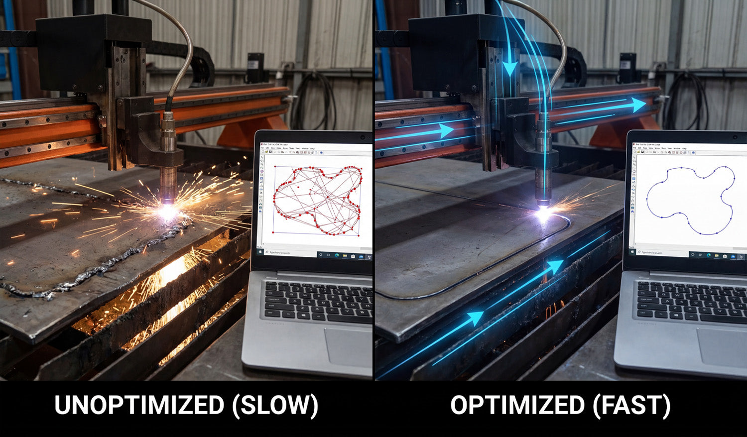 How to Speed Up Your CNC Cutting with Optimized DXF Files
