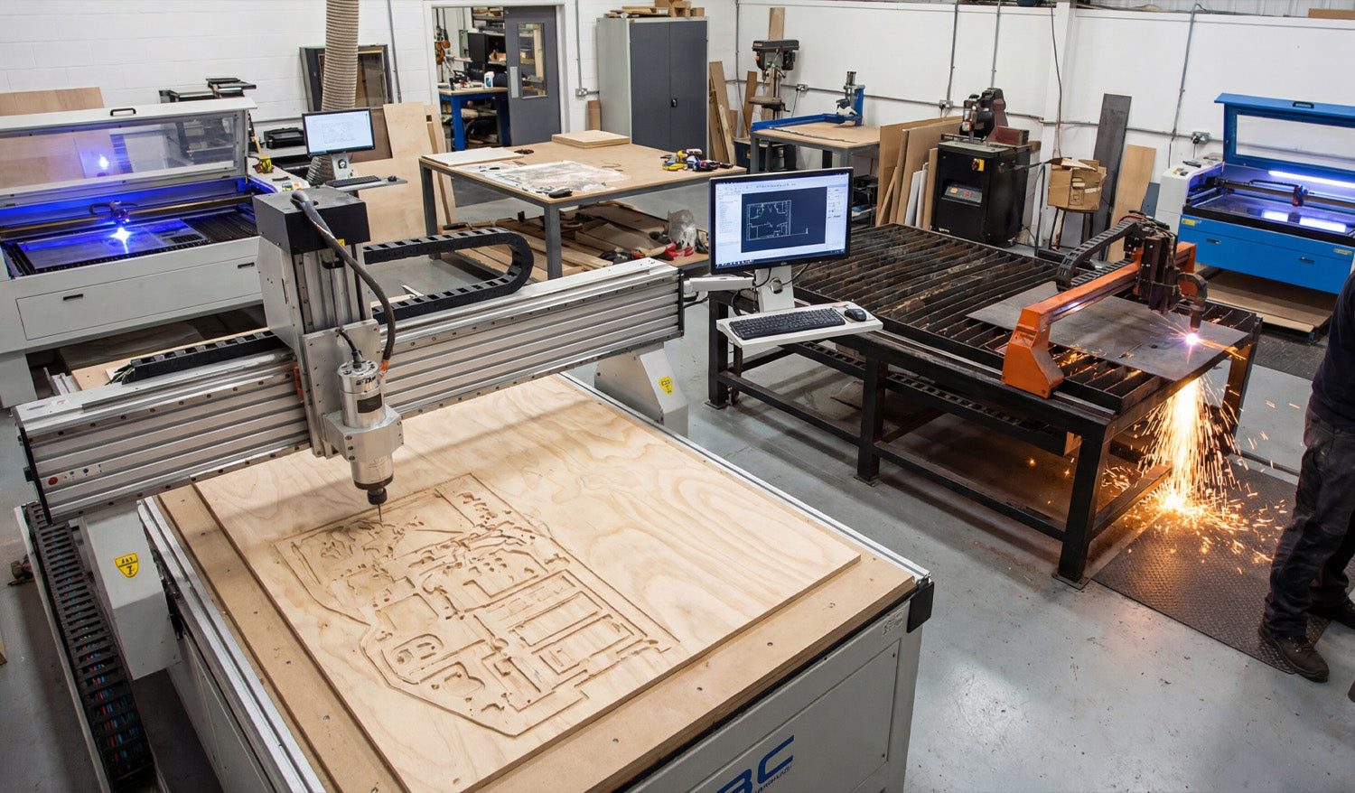 Mastering the Multi-Tool Workshop: CNC Router, Plasma, and Laser Workflow