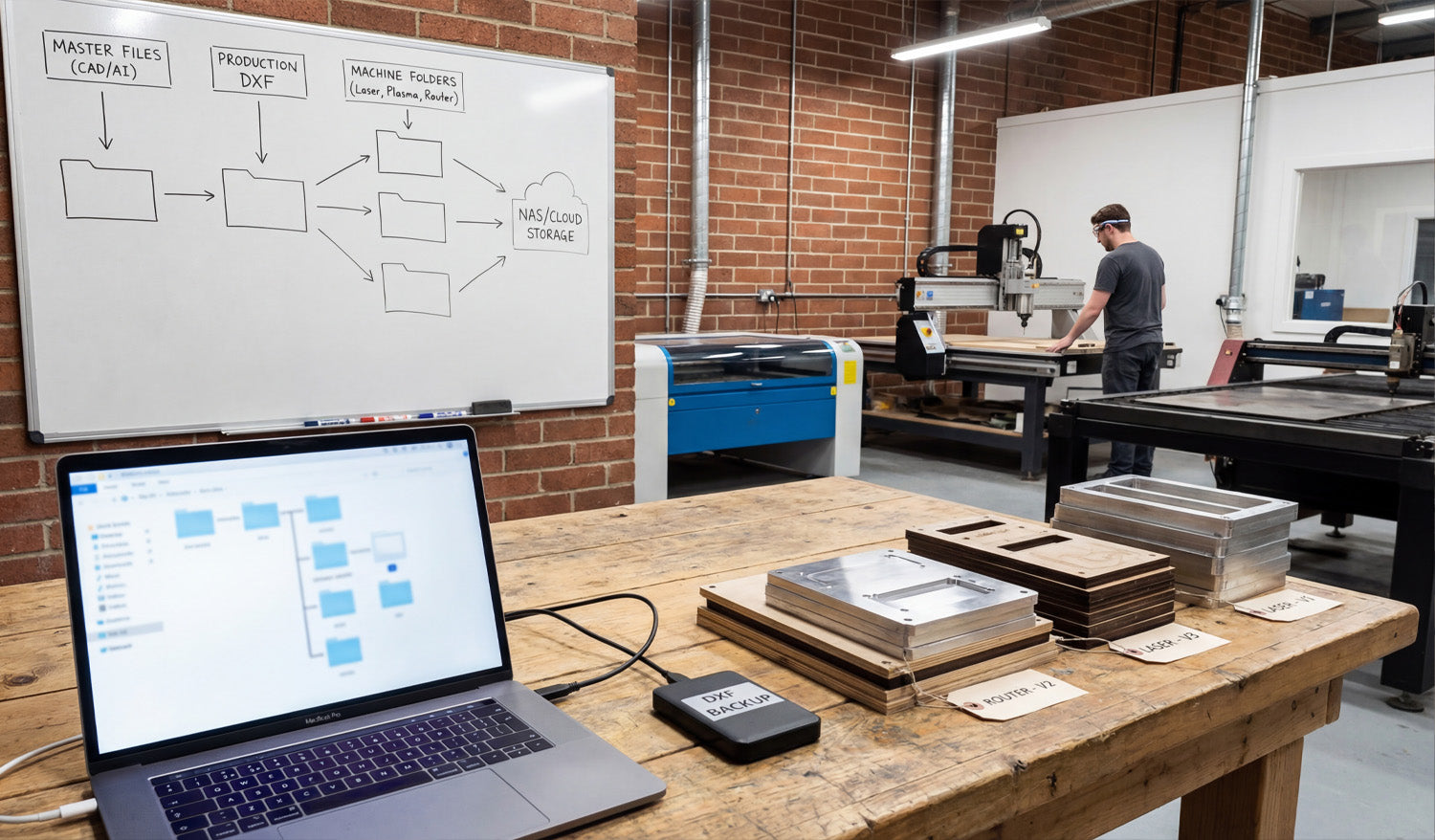 Organizing Your CNC Business: Master Files, Backups, and Workflow