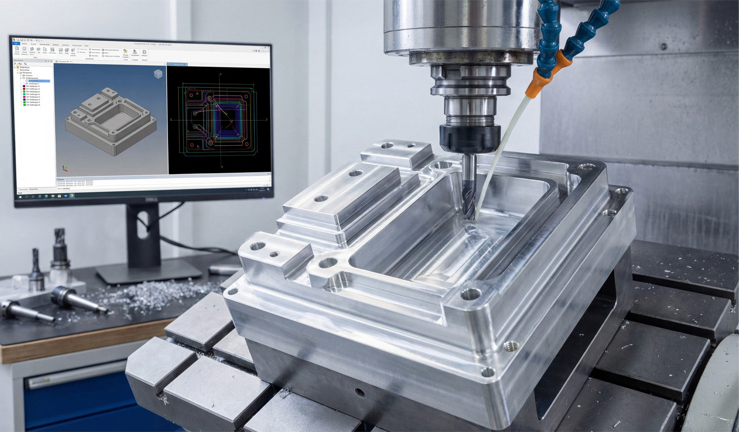 Precision CNC Milling: Transforming DXF Files into 3D Parts