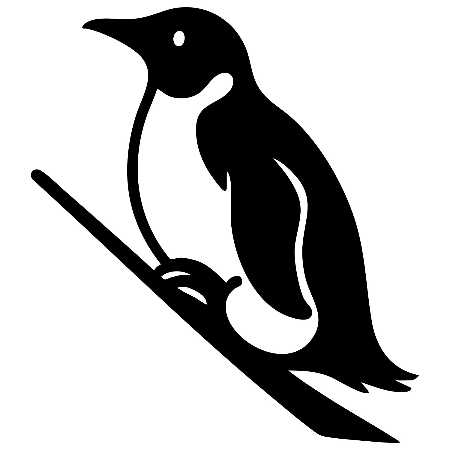 Adelie Penguin DXF File – CNC Cutting Design | ABPENGUIN18