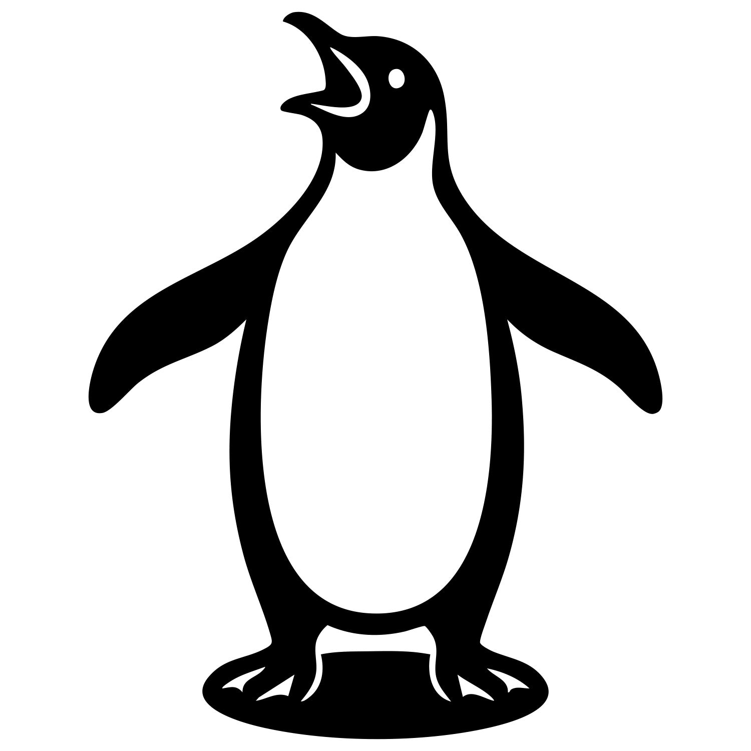 Adelie Penguin DXF File – CNC Cutting Design | ABPENGUIN24