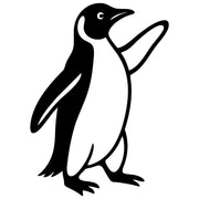 Adelie Penguin DXF File – CNC Cutting Design | ABPENGUIN44