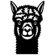 Alpaca Head DXF File – CNC Cutting Design | AFALPACA1