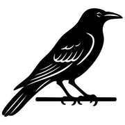 American Crow DXF File – CNC Cutting Design | ABCROW10