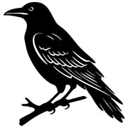 American Crow DXF File – CNC Cutting Design | ABCROW11