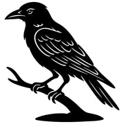 American Crow DXF File – CNC Cutting Design | ABCROW129