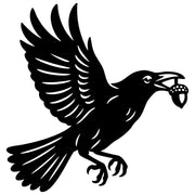 American Crow DXF File – CNC Cutting Design | ABCROW131