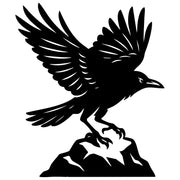 American Crow DXF File – CNC Cutting Design | ABCROW141