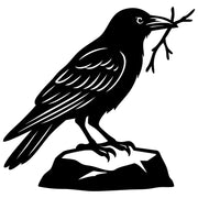American Crow DXF File – CNC Cutting Design | ABCROW142