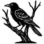 American Crow DXF File – CNC Cutting Design | ABCROW149