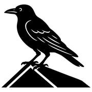 American Crow DXF File – CNC Cutting Design | ABCROW15