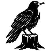 American Crow DXF File – CNC Cutting Design | ABCROW150
