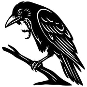 American Crow DXF File – CNC Cutting Design | ABCROW152