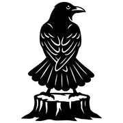 American Crow DXF File – CNC Cutting Design | ABCROW154