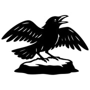 American Crow DXF File – CNC Cutting Design | ABCROW155