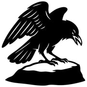 American Crow DXF File – CNC Cutting Design | ABCROW156