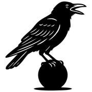 American Crow DXF File – CNC Cutting Design | ABCROW159