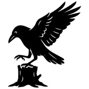 American Crow DXF File – CNC Cutting Design | ABCROW16