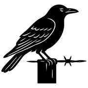 American Crow DXF File – CNC Cutting Design | ABCROW162