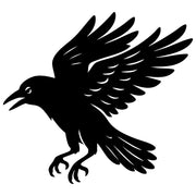 American Crow DXF File – CNC Cutting Design | ABCROW166