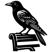 American Crow DXF File – CNC Cutting Design | ABCROW176