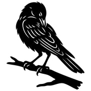 American Crow DXF File – CNC Cutting Design | ABCROW18