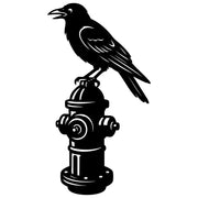 American Crow DXF File – CNC Cutting Design | ABCROW180