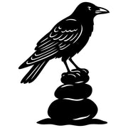 American Crow DXF File – CNC Cutting Design | ABCROW187