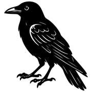 American Crow DXF File – CNC Cutting Design | ABCROW189