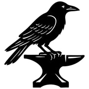 American Crow DXF File – CNC Cutting Design | ABCROW192