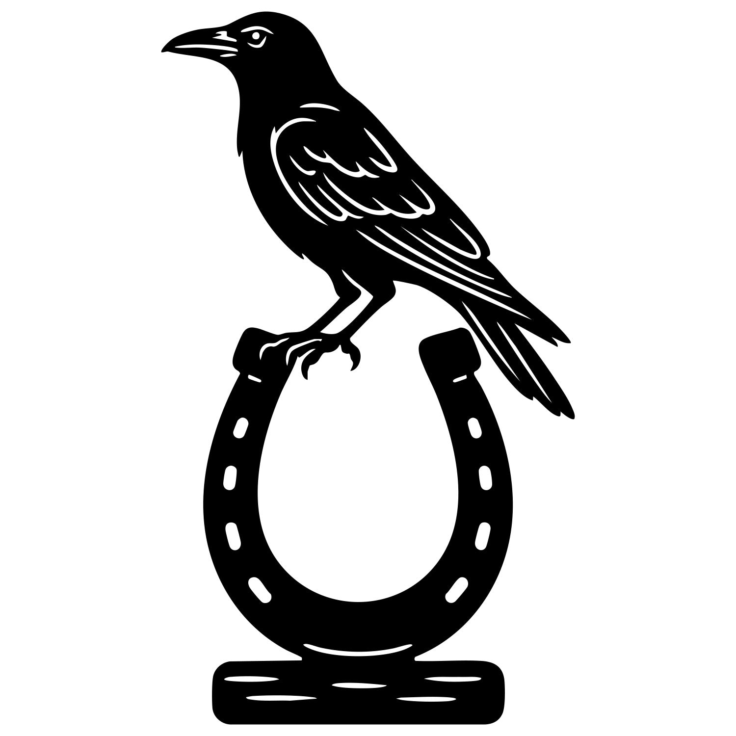 American Crow DXF File – CNC Cutting Design | ABCROW194