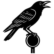 American Crow DXF File – CNC Cutting Design | ABCROW22