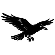 American Crow DXF File – CNC Cutting Design | ABCROW23