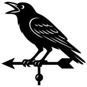 American Crow DXF File – CNC Cutting Design | ABCROW25