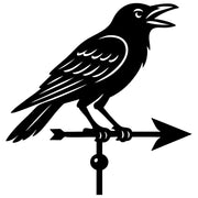 American Crow DXF File – CNC Cutting Design | ABCROW26