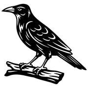 American Crow DXF File – CNC Cutting Design | ABCROW3
