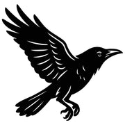 American Crow DXF File – CNC Cutting Design | ABCROW33