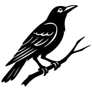 American Crow DXF File – CNC Cutting Design | ABCROW34