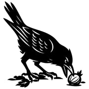 American Crow DXF File – CNC Cutting Design | ABCROW35