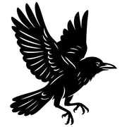 American Crow DXF File – CNC Cutting Design | ABCROW209