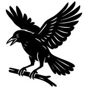American Crow DXF File – CNC Cutting Design | ABCROW210