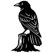 American Crow DXF File – CNC Cutting Design | ABCROW213
