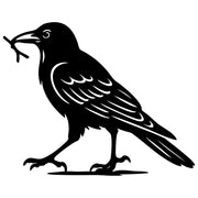 American Crow DXF File – CNC Cutting Design | ABCROW214