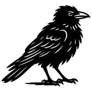 American Crow DXF File – CNC Cutting Design | ABCROW215